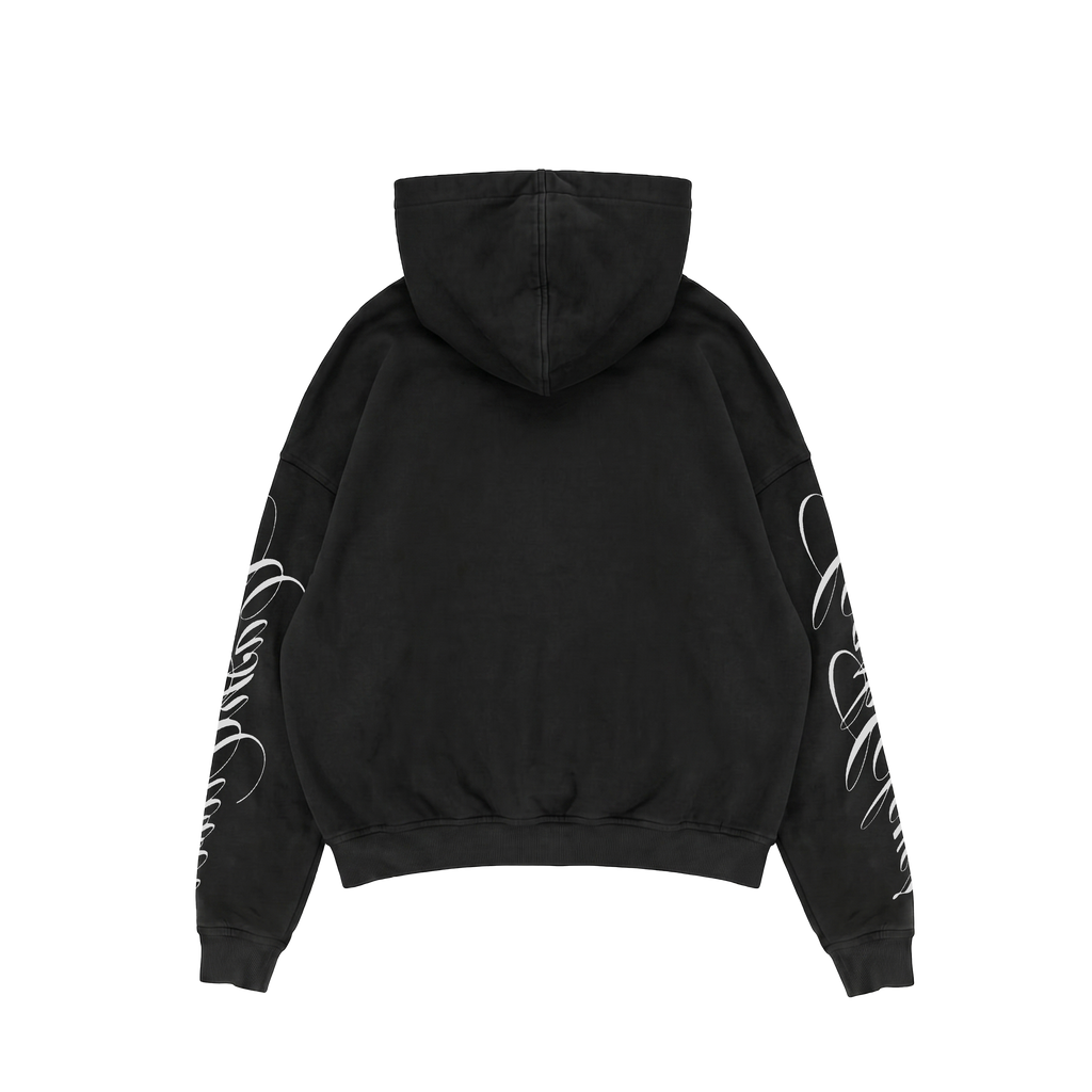 Cropped Zip Hoodie