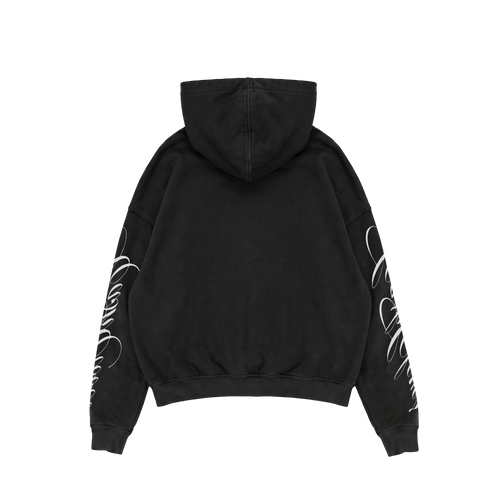 Cropped Zip Hoodie