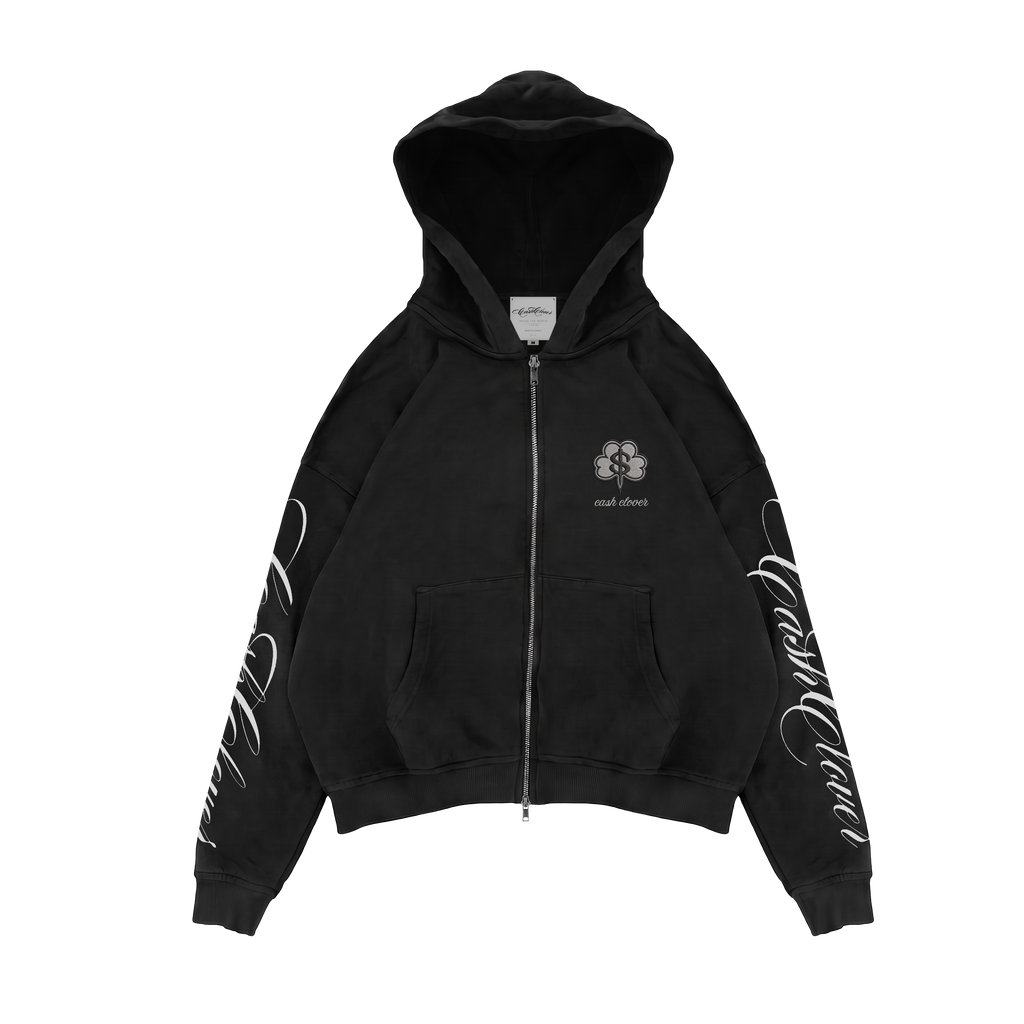 Cropped Zip Hoodie