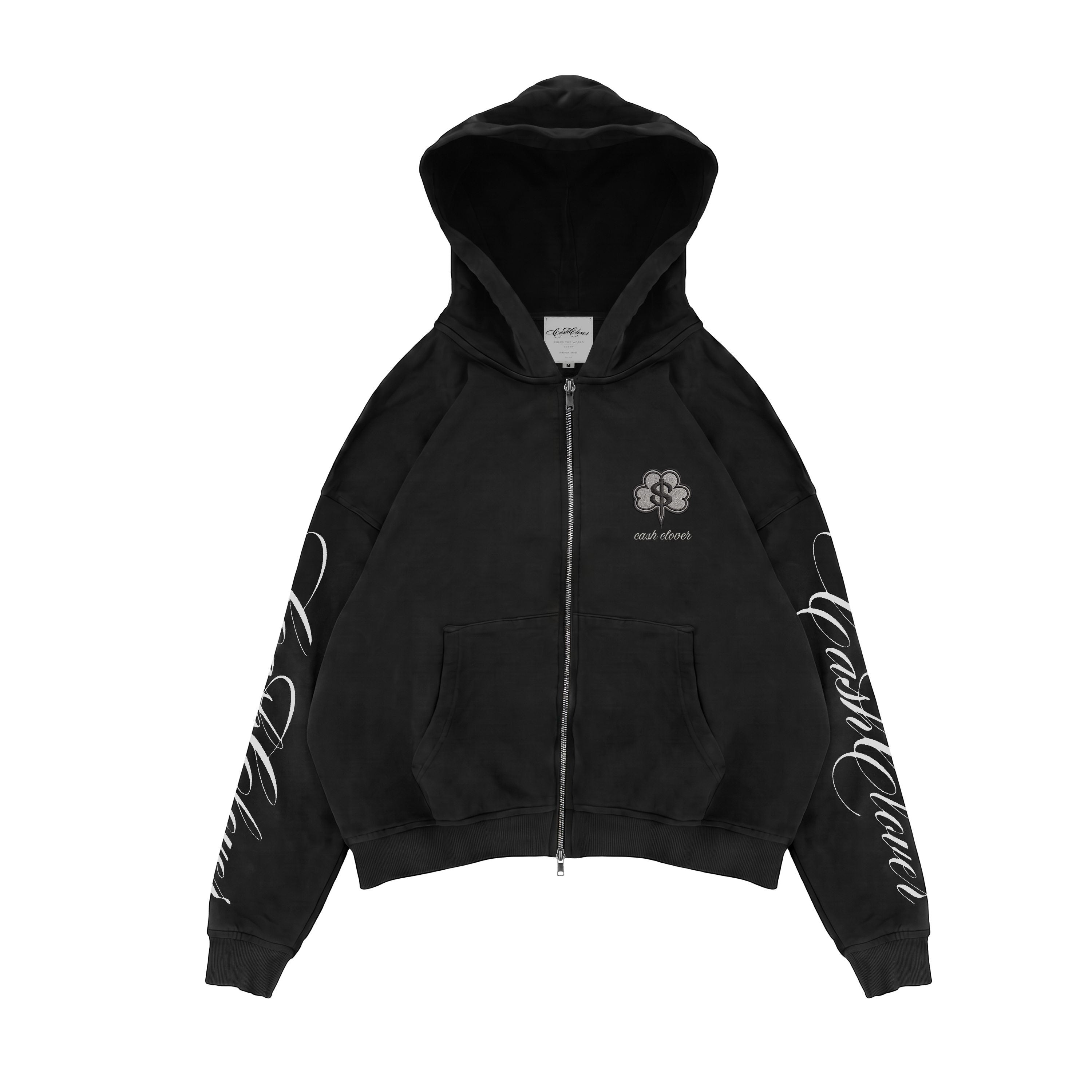 Cropped Zip Hoodie